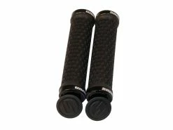 Sram DH - Handtag Med Låsring - MTB - Silikon - Svart / Vit