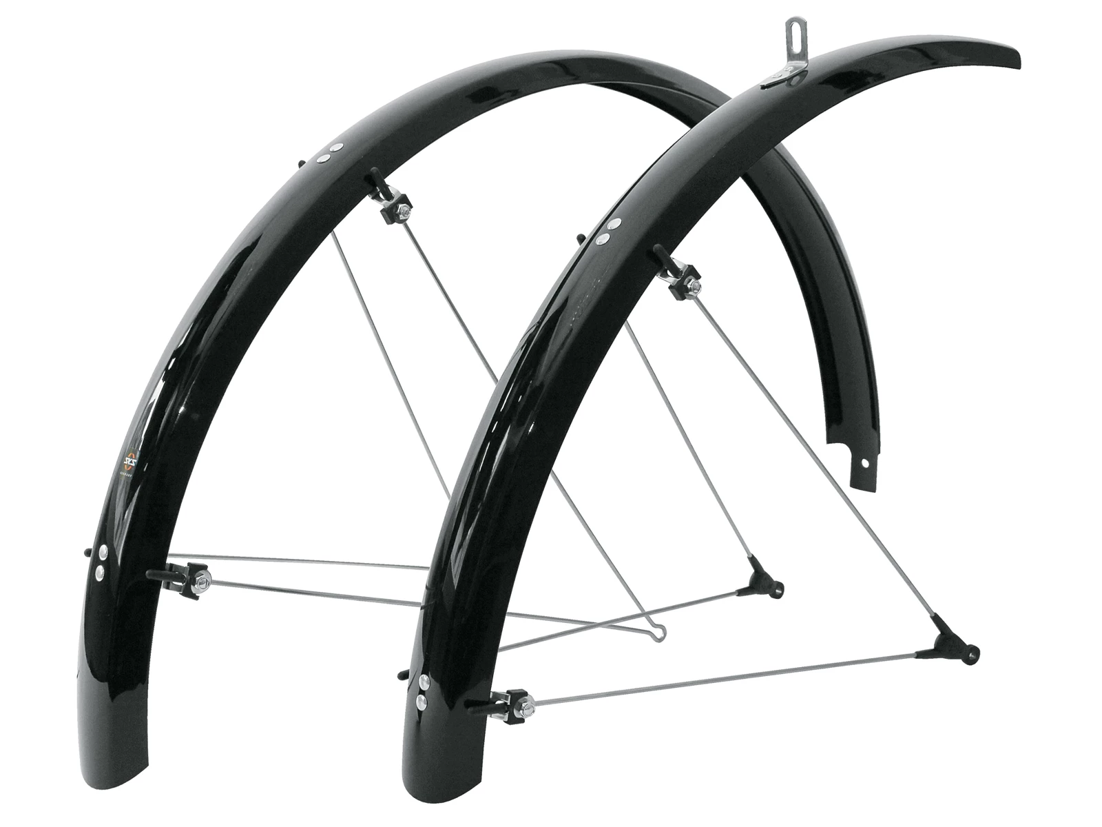 SKS Skärmset Bluemels 700c X 35 Mm - Svarta - Olympic Racer - Inkl. Stag 1 SKS Skärmset Bluemels 700c X 35 Mm - Svarta - Olympic Racer - Inkl. Stag