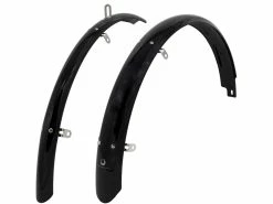 Bike Attitude Fender Set - 700c 45mm - Inklusive Fjäderben - Matt Black
