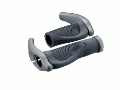 Bike Attitude Handtag - Ergonomiskt - Svart - 91/136 Mm Med Gel Och Barends