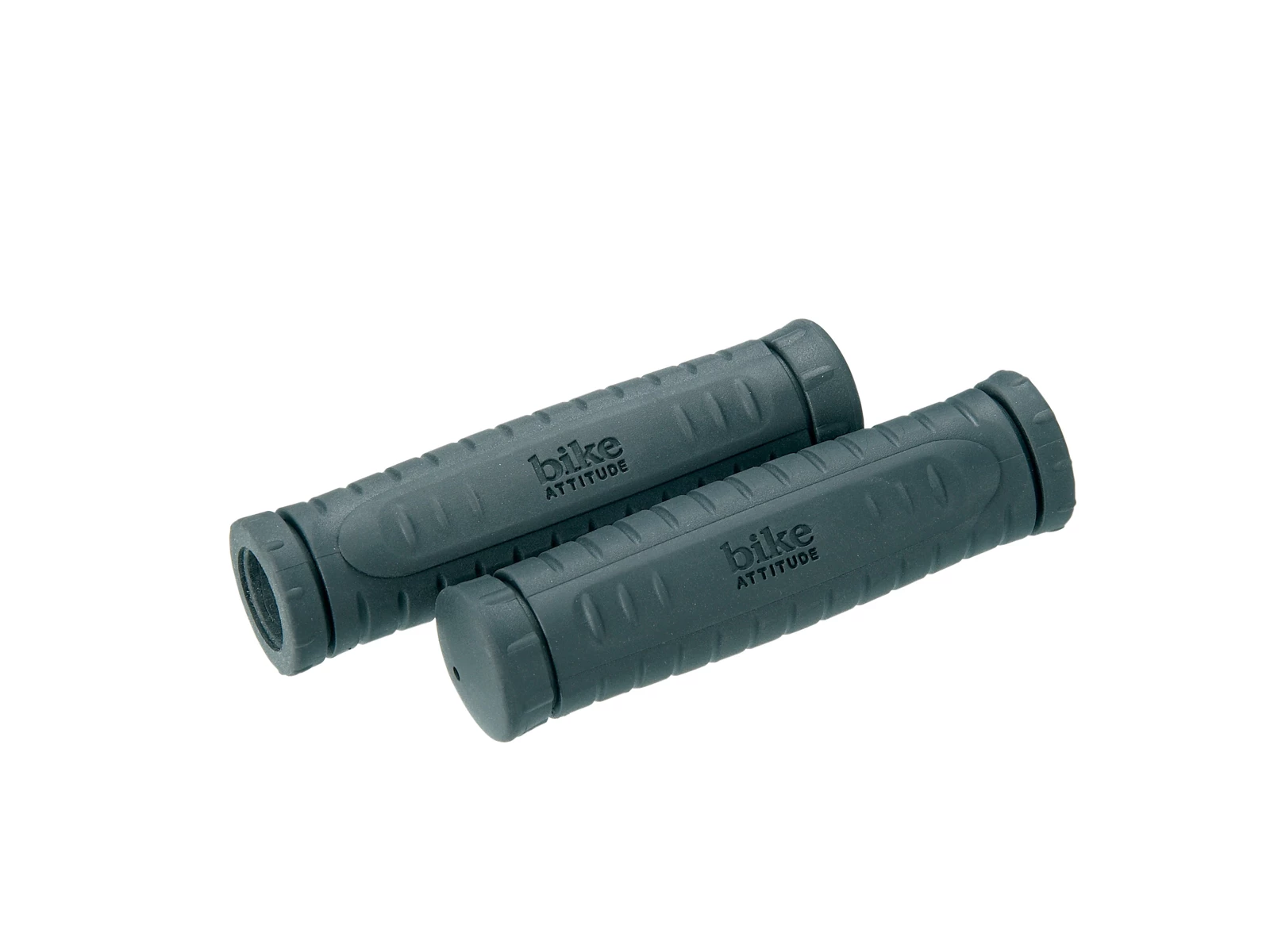 Bike Attitude Handtag - MTB/City - Svart - 125mm - Med Logo 1 Bike Attitude Handtag - MTB/City - Svart - 125mm - Med Logo