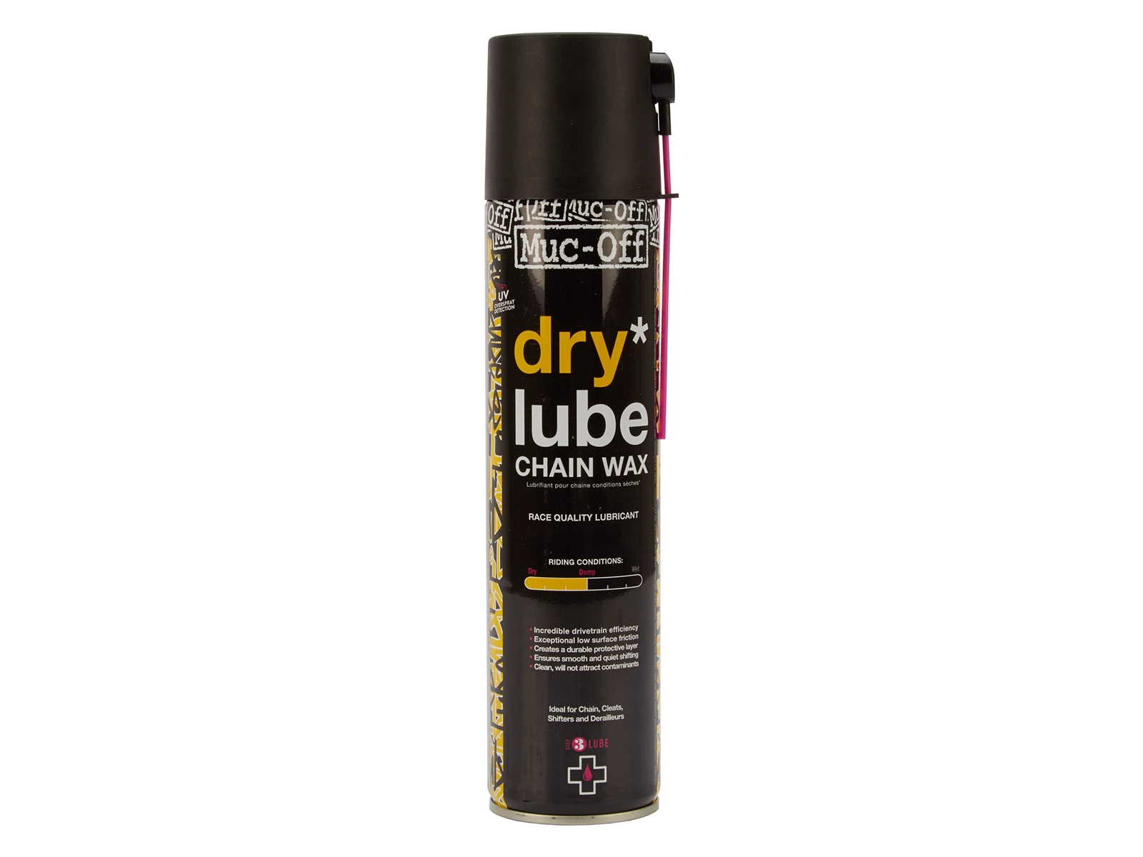 Muc-Off - Dry Lube - PTFE Kedjevax-spray - 400 Ml 1 Muc-Off - Dry Lube - PTFE Kedjevax-spray - 400 Ml