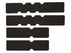 On Gear OnGear - Neoprenskuminsats För Styrband - Set Med 4 Kuddar - Svart Neopren