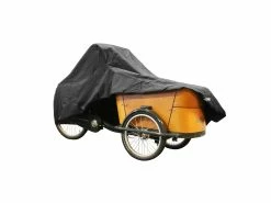 DS Covers Cargo 3 Hjul - Med Kapell - Vattentät - Svart